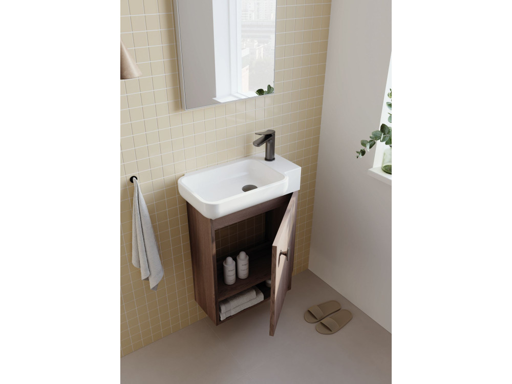 Espejo decorativo de madera «Begonya 45» -  cm - Cromo