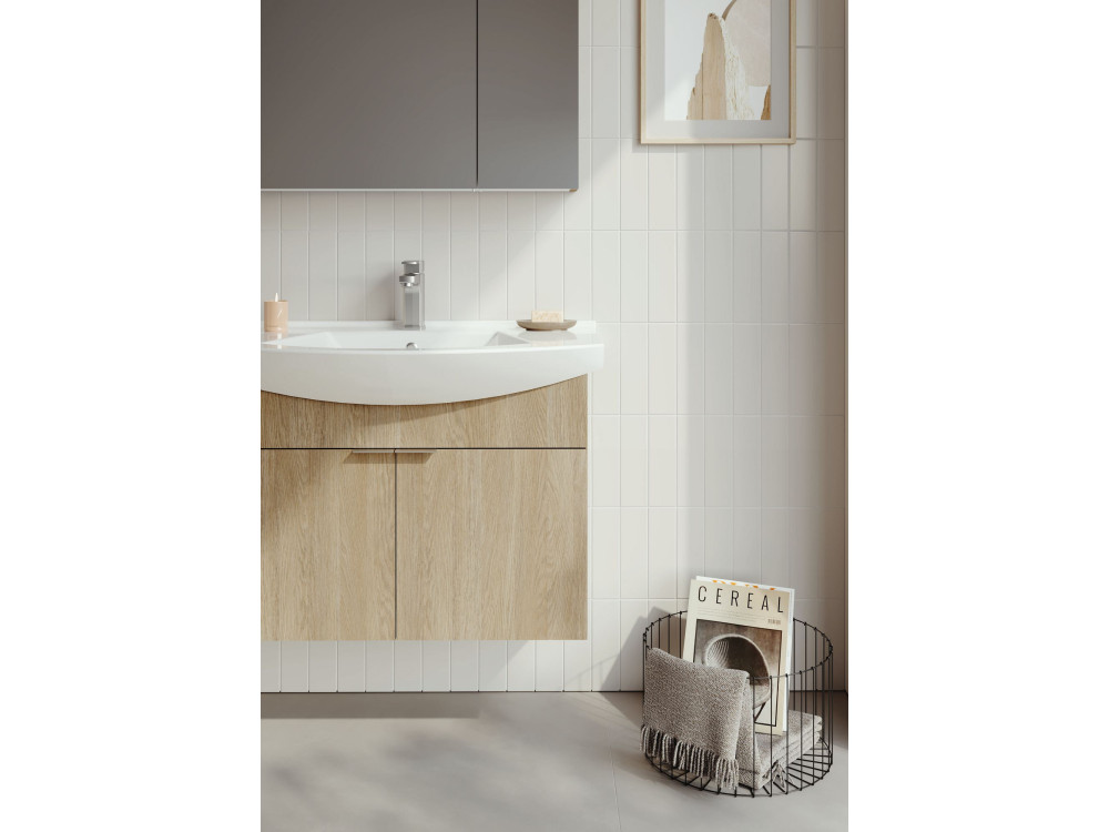 Mueble de lavabo «Purus 80» - 80 x 50 x 58 cm - Roble Sonomo