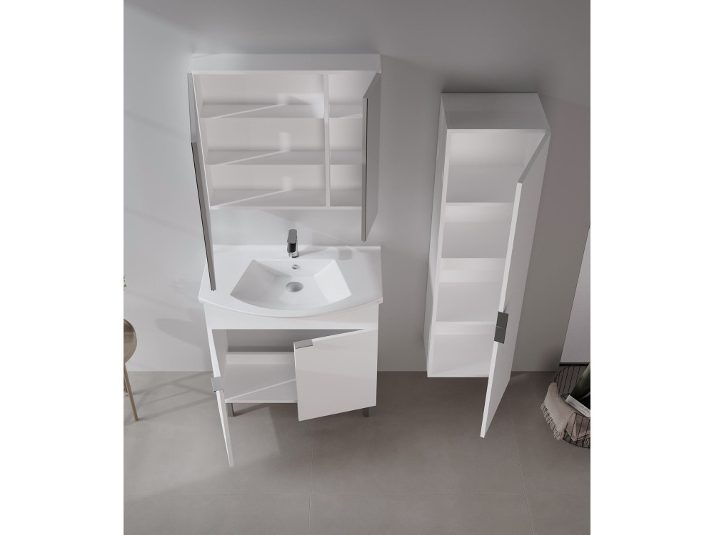 Mueble para lavabo «Purus 80» - 80 x 50 x 83 cm - Blanco