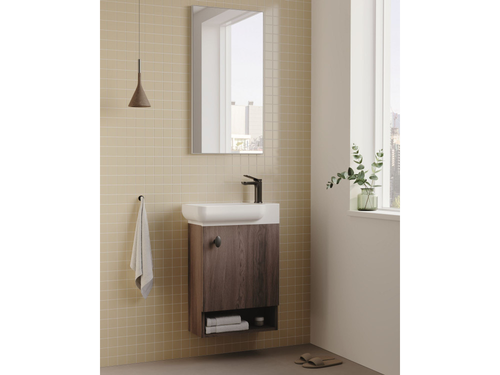 Mueble para lavabo «Begonya 55» - 53 x 33 x 75 cm - Nogal oscuro