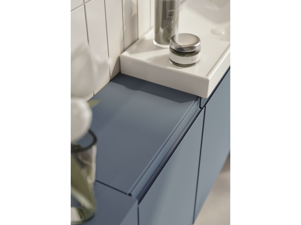 Mueble para lavabo «Ferla 110» - 110 x 22 x 45 cm - Azul petróleo