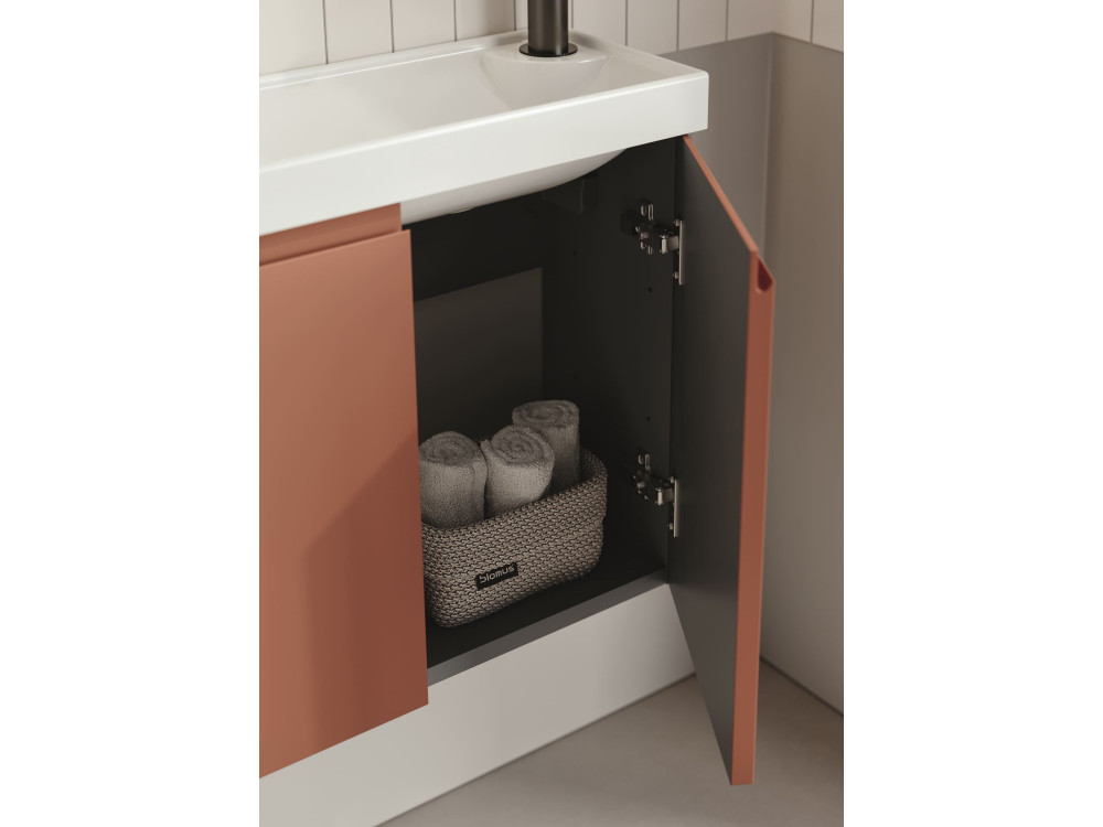 Mueble para lavabo «Ferla 110» - 110 x 22 x 45 cm - Canela mate