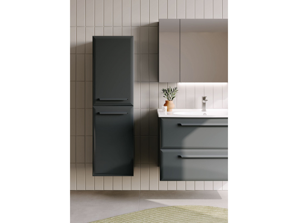 Armario de baño «Nuvola 40 v3» - 40 x 32 x 138 cm - Antracita