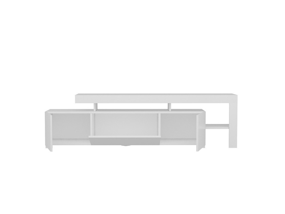 Soporte de TV de madera "Beliz" 192 x 37 x 53 cm - Blanco