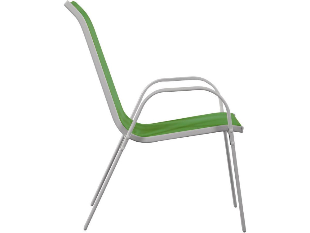 Conjunto De Jardín Mesa + 6 sillas de Textileno "Córdoba" - Verde