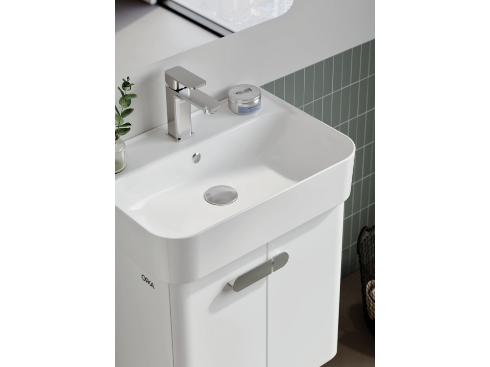 Mueble para lavabo «Orbit 55» - 55 x 38 x 62 cm - Blanco
