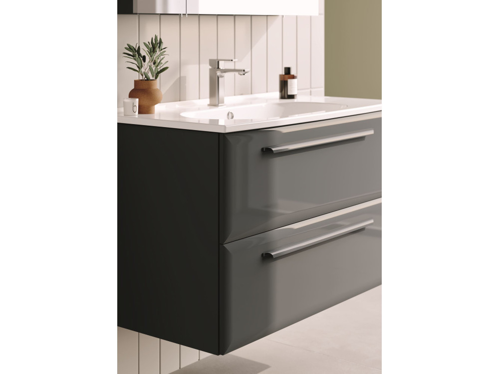 Mueble para lavabo «Nuvola 100 v2» - 100 x 50 x 62 cm - Antracita