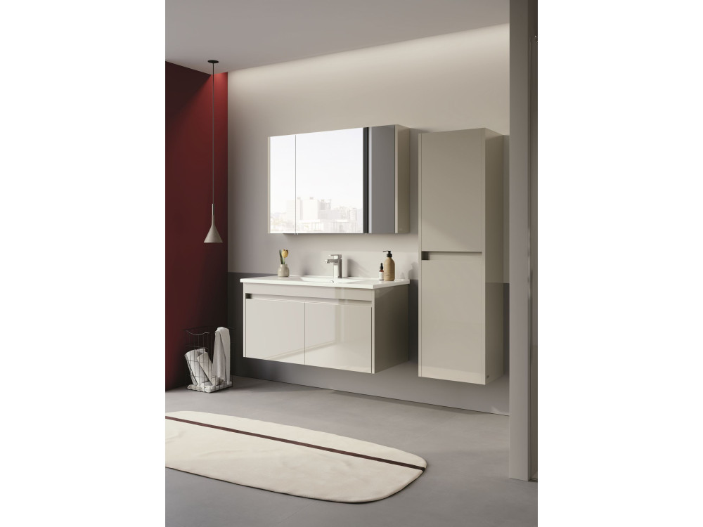 Mueble para lavabo «Arno 100» - 100 x 45 x 52 cm - Cashmere
