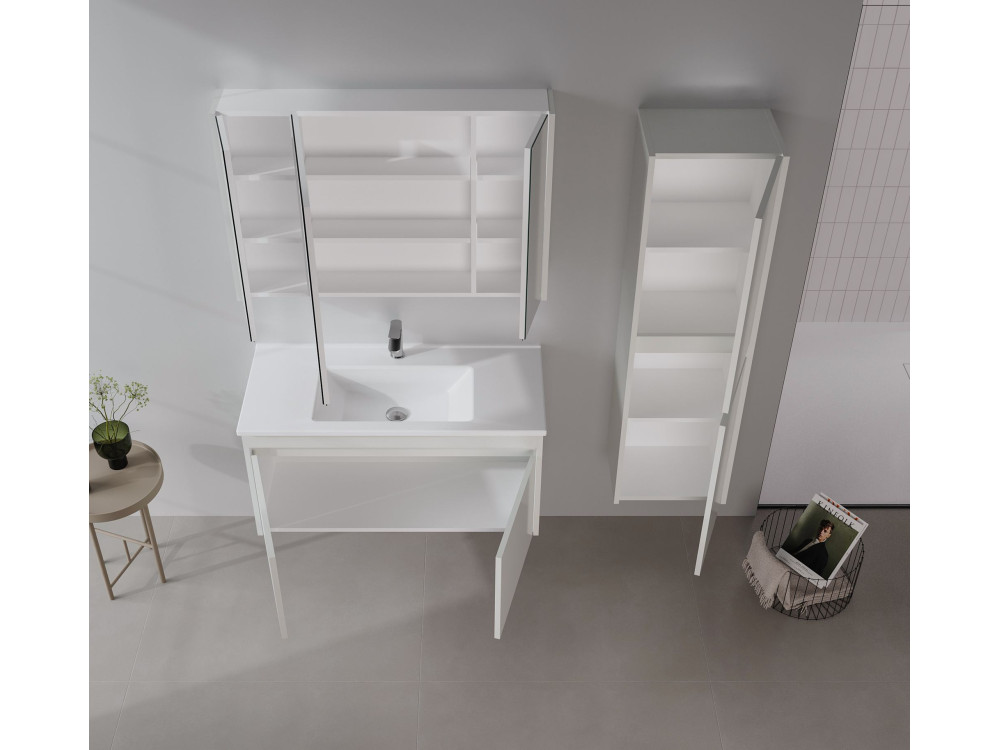 Mueble para lavabo «Arno 100» - 100 x 45 x 52 cm - Cashmere