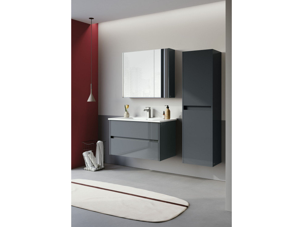 Mueble para lavabo «Arno 85» - 85 x 45 x 52 cm - Antracita