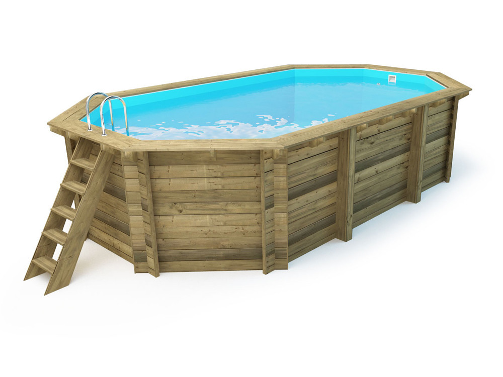 Piscina de madera "Havana" 7.57 x 4.07 x 1.44 m