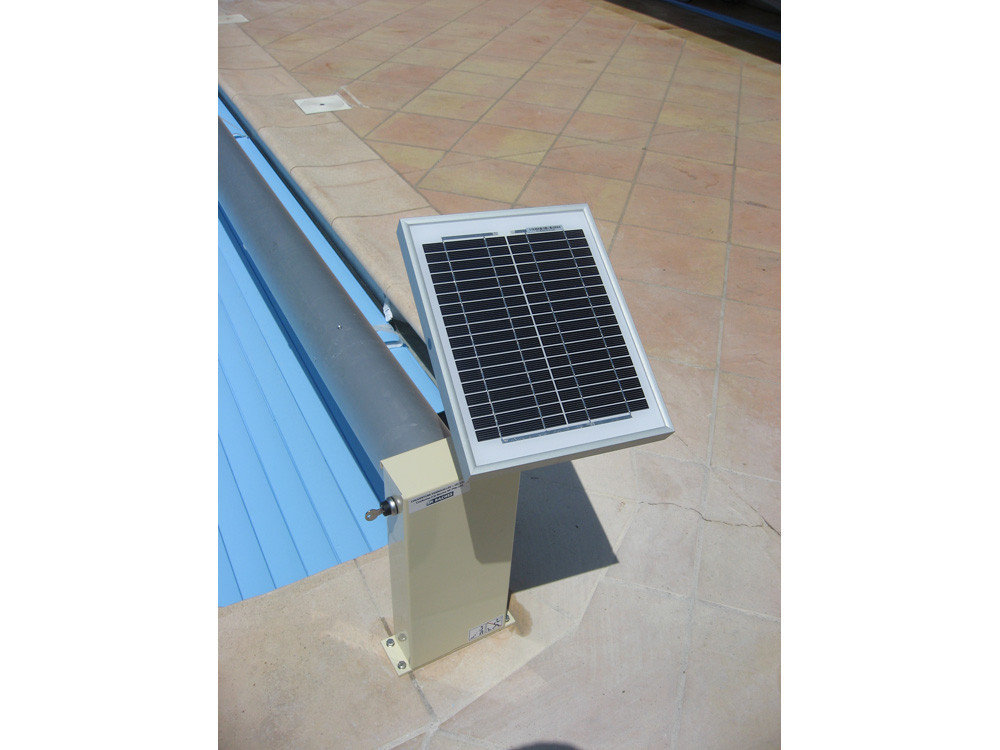 Persiana enrollable solar sobre el suelo «Golden Roll» - 9 x 4 m