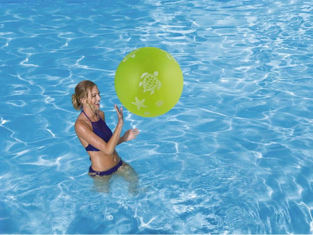 Pelota de playa fosforescente - 62 cm
