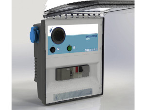 Caja eléctrica de filtración "Evolution" - 300 VA - disyuntor 4/6 A