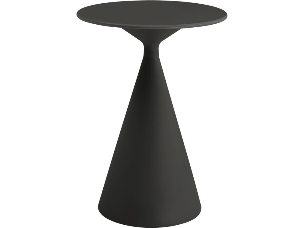 Mesa bistro de jardín ⌀80 cm "Néora" - Negra