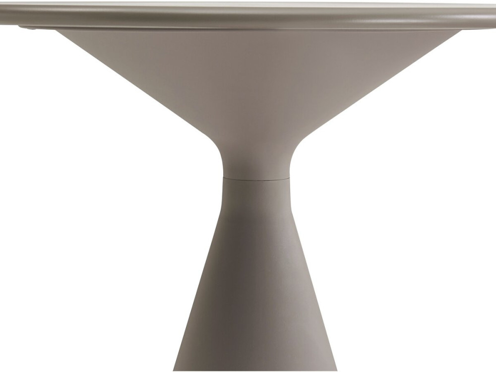 Mesa bistro de jardín ⌀80 cm "Néora" - Topo