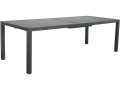 Mesa de jardín metálica extensible "Salou" - 240/300 x 100 x 75 cm - Gris - 145710