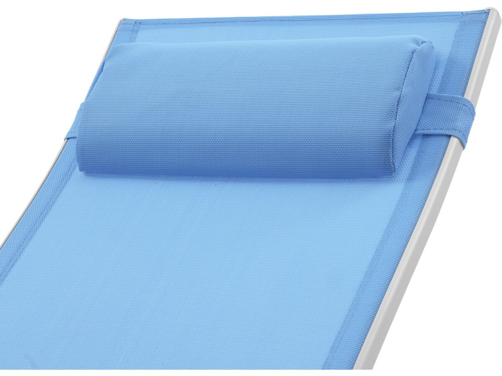 Conjunto de dos tumbonas de aluminio Beauty - "Phoenix" - Azul