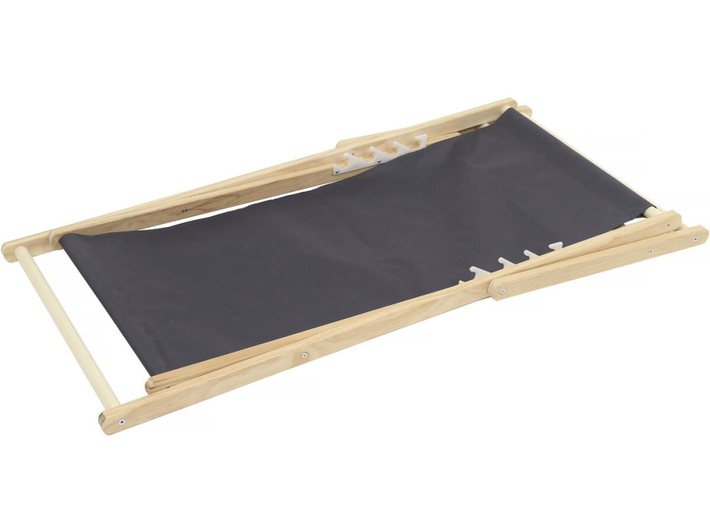 Juego de 2 tumbonas de madera "Chilienne" - Gris