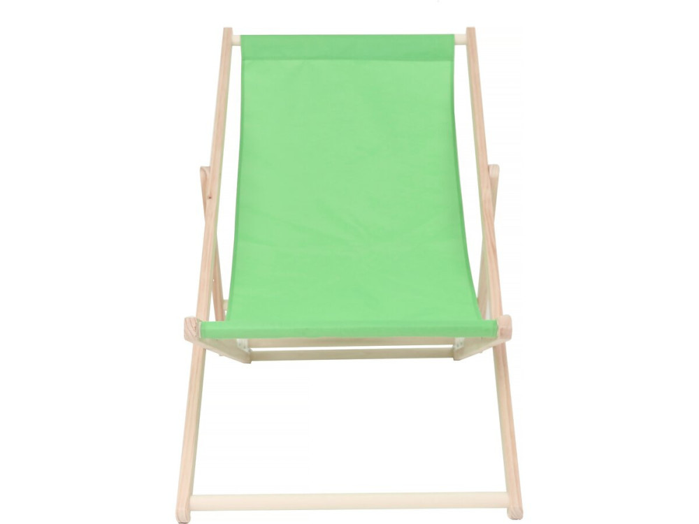 Juego de 2 tumbonas de madera "Chilienne" - Verde