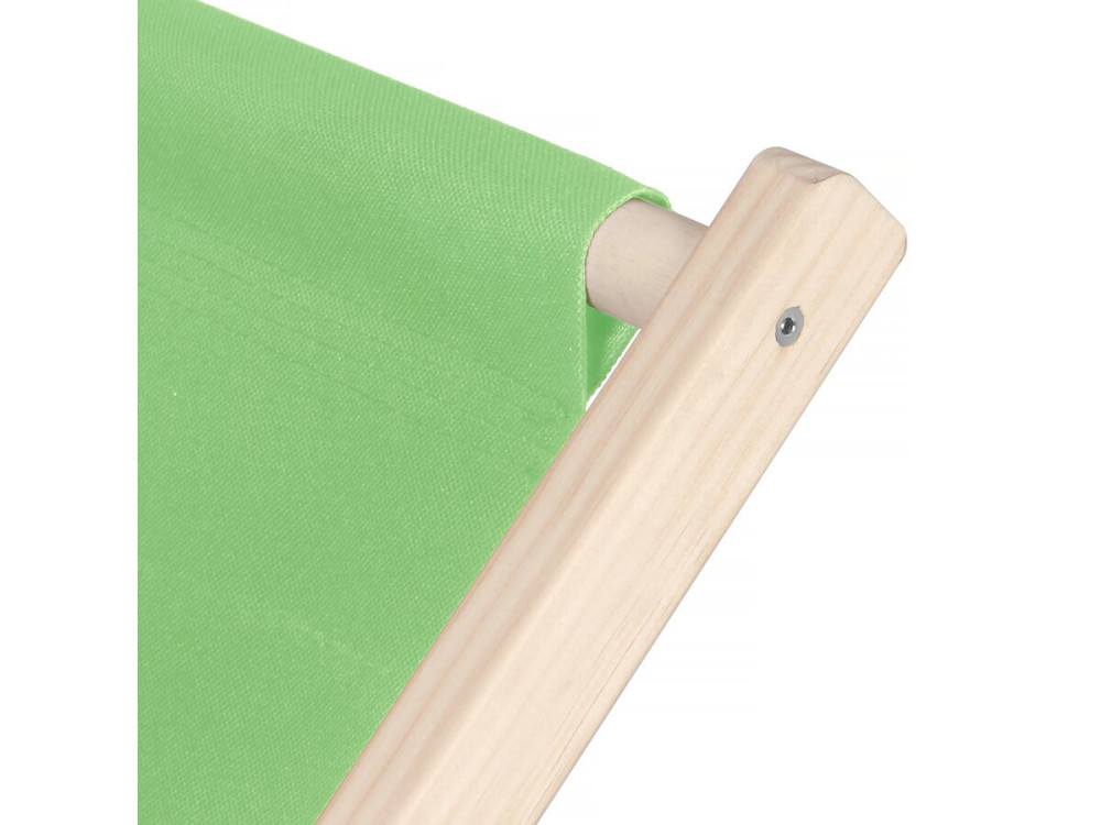 Juego de 2 tumbonas de madera "Chilienne" - Verde