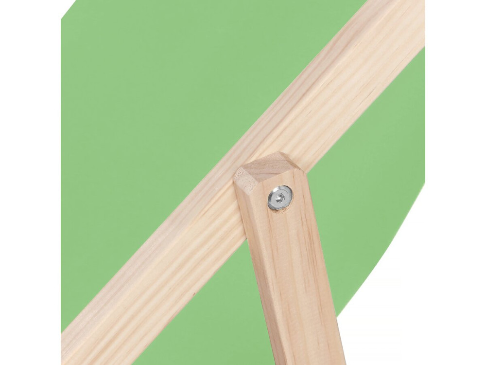 Juego de 2 tumbonas de madera "Chilienne" - Verde