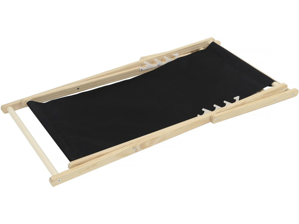 Juego de 2 tumbonas de madera "Chilienne" - Negro