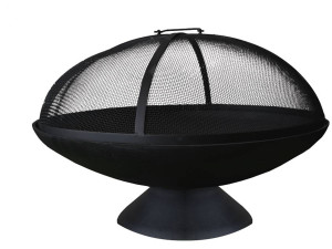 Brasero de hierro fundido con campana "Junto" - Ø 58 x 38 cm - Negro