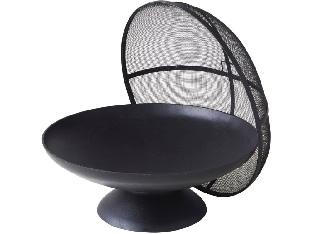 Brasero de hierro fundido con campana "Junto" - Ø 58 x 38 cm - Negro