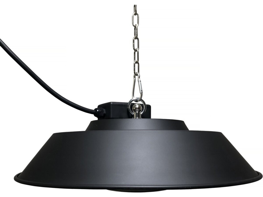 Calefactor eléctrico suspendido - 1500W - Negro