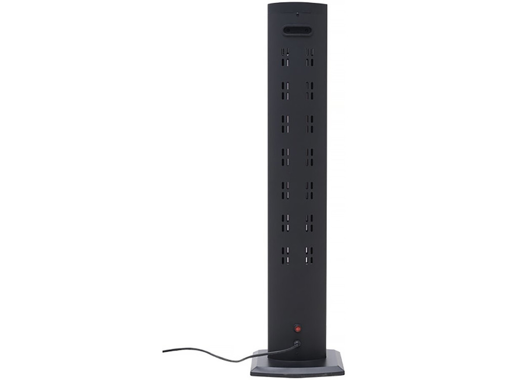 Calefactor eléctrico radiante "Tornado" - 2000W - Negro
