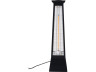 Calefactor eléctrico radiante de fibra de carbono "Volcano" - 2000W - Negro