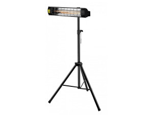 Trípode para radiador eléctrico - 1,1-1,8 m - Negro