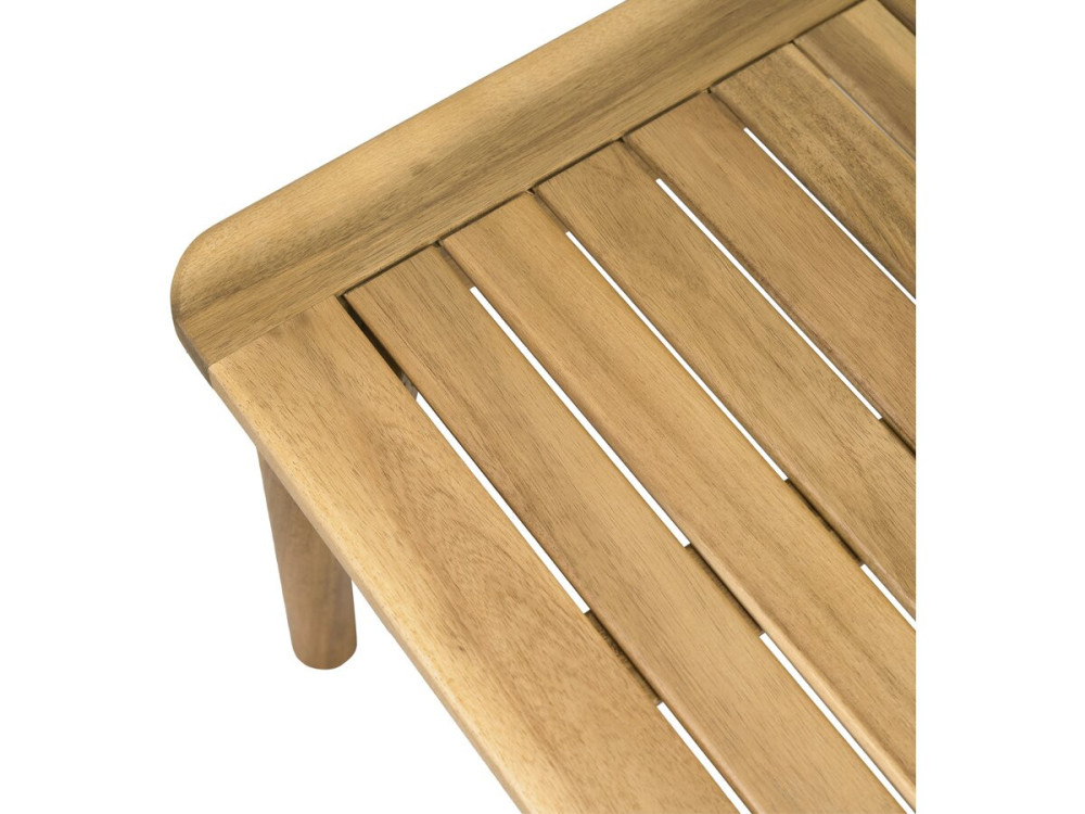 Conjunto de muebles de jardín de madera "Milano" con cojines - 4 plazas - Gris