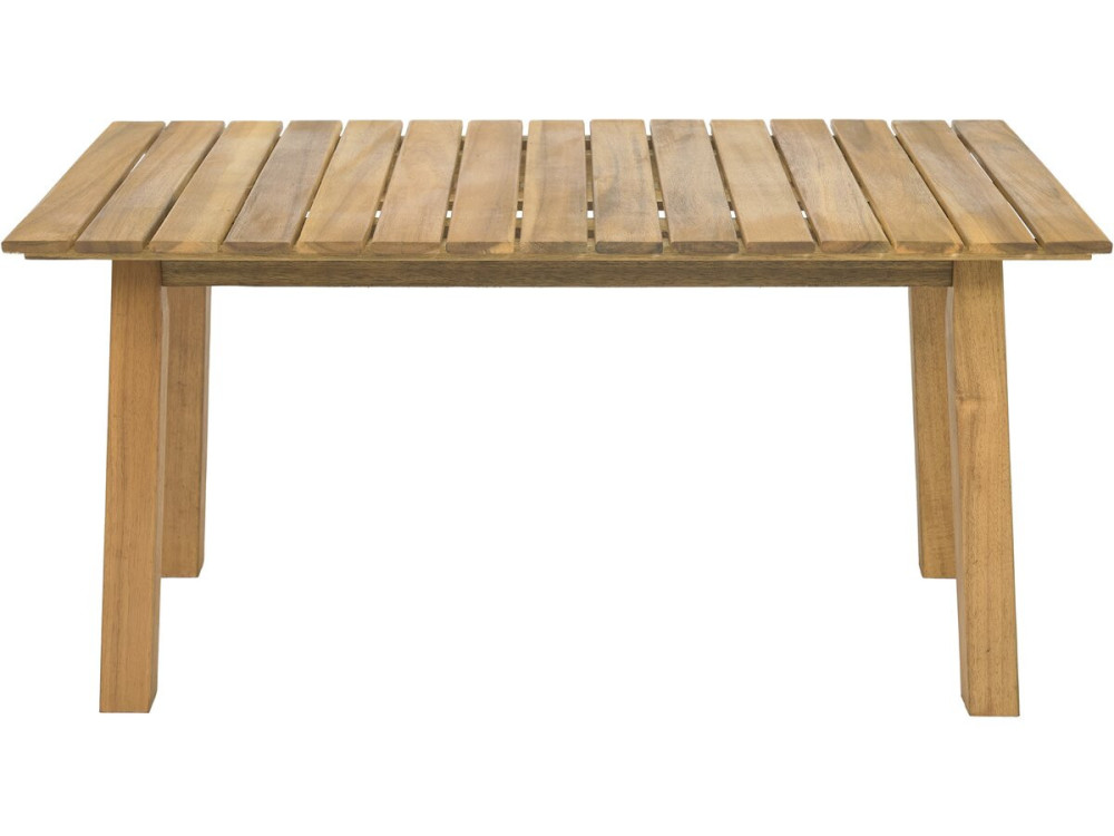 Conjunto de muebles de jardín de madera con cojines "Beckham" - 4 plazas - Gris