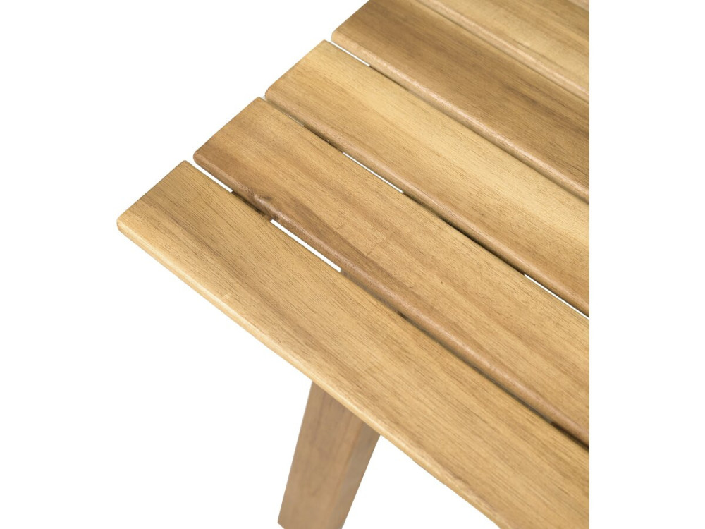 Conjunto de muebles de jardín de madera con cojines "Beckham" - 4 plazas - Gris