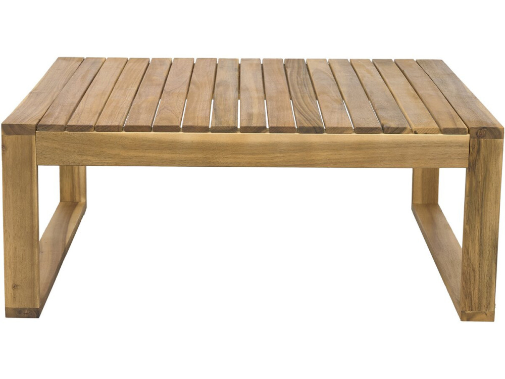 Conjunto de muebles de jardín de madera de acacia con cojines "Bellingham" - 5 plazas - Gris