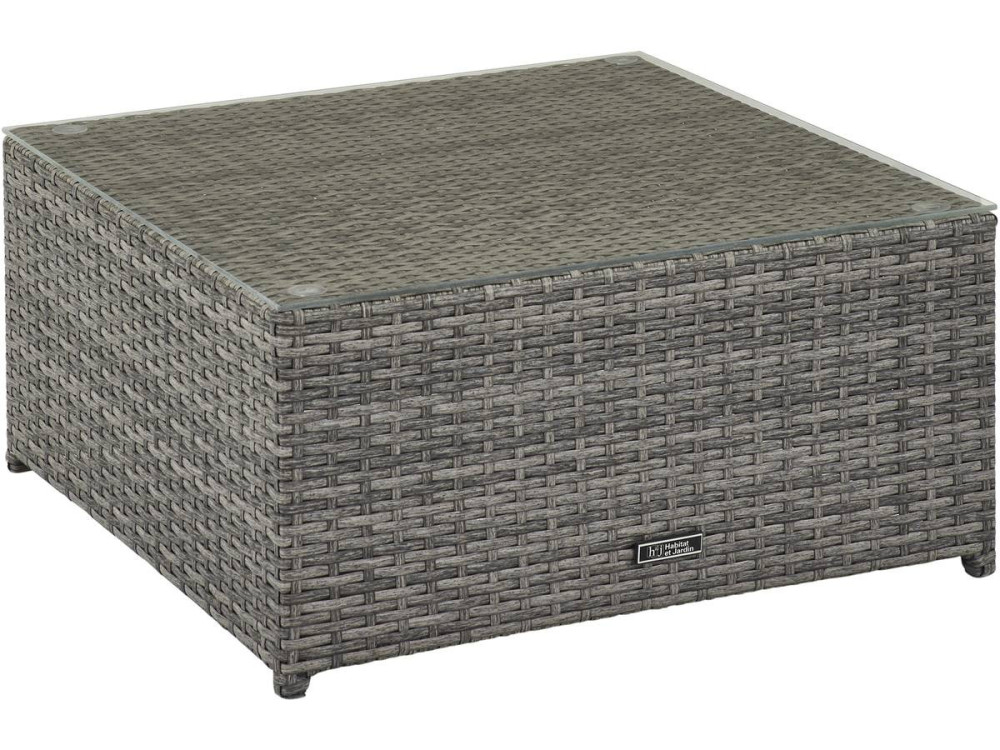 Salón de Jardín En Resina Trenzada  “Monaco” – Florida - Gris