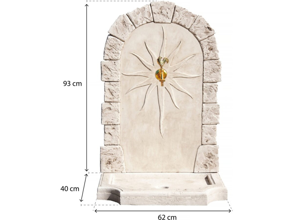 Fuente "Calypso" - 0,62 x 0,40 x 0,93 m