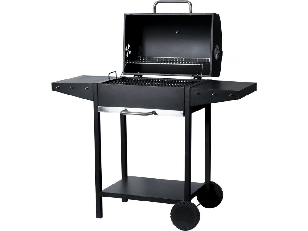 Barbacoa de carbón "Duc" - 119 x 50 x 101 cm - Negro