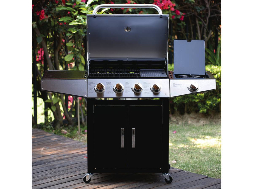 Barbacoa a gaz"Party 5" - 5 quemadores (1 lateral) - 15.2 kW