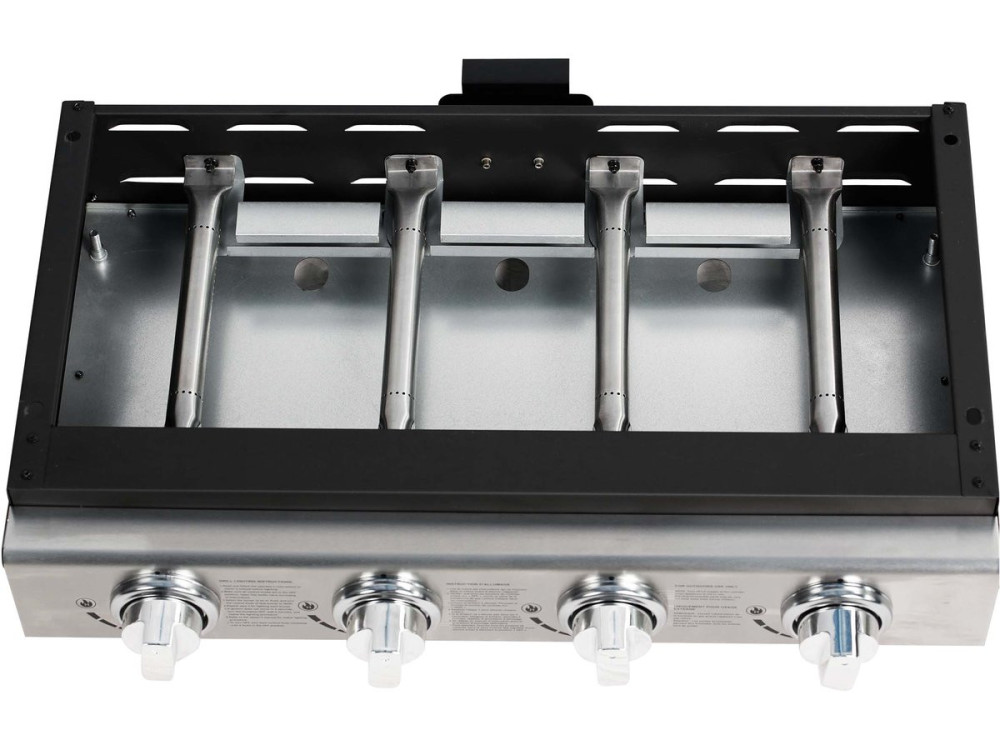 Plancha "Presto 4" - 4 quemadores -  9.7kW - Gris