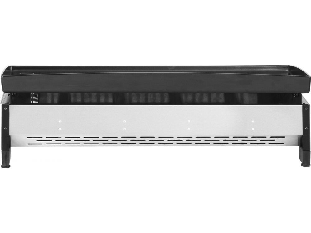 Plancha de gas 4 quemadores "Jolly" - 10 Kw - Gris
