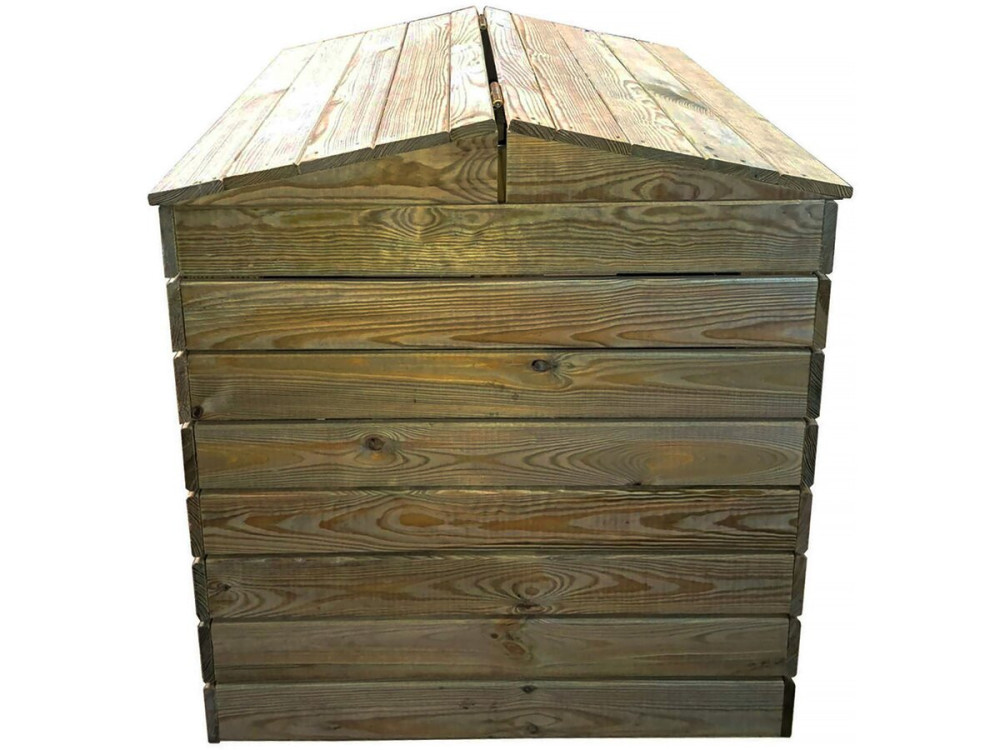 Compostador de madera 500L "Douglas" 80 x 80 x 85 cm