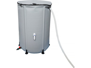 Depósito recuperador de agua flexible de PVC 250 L - Gris