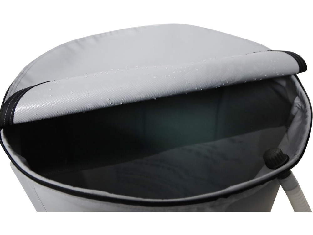 Depósito recuperador de agua flexible de PVC 250 L - Gris