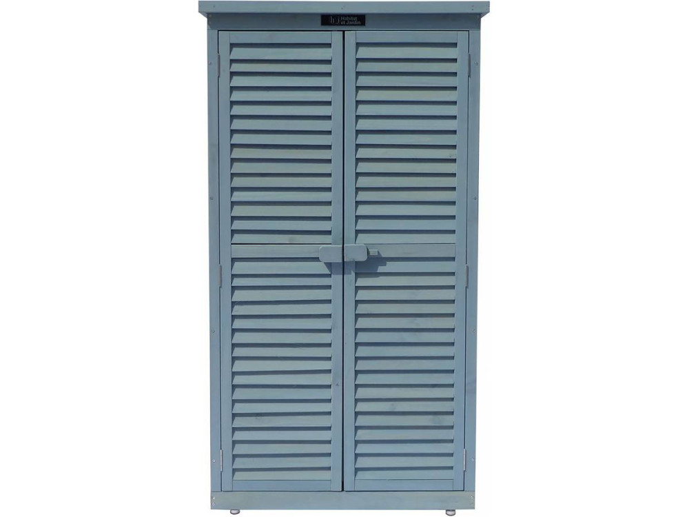 Armario para jardín "Space" - 87 x 46.5 x 160 cm - Azul cielo