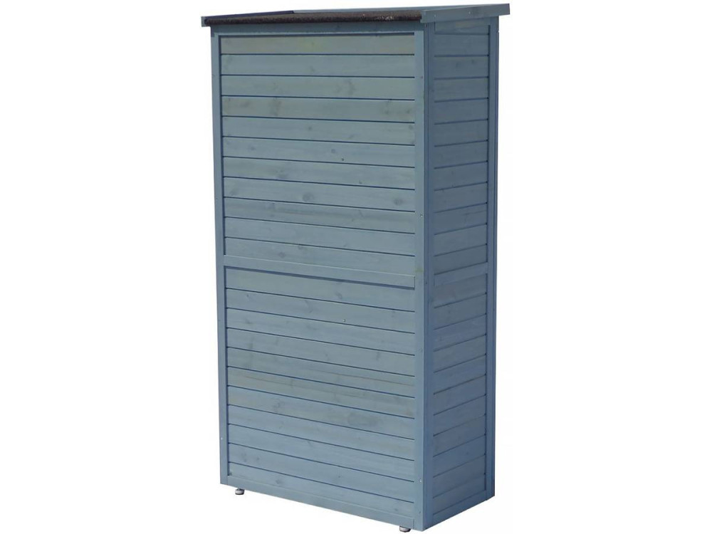 Armario para jardín "Space" - 87 x 46.5 x 160 cm - Azul cielo