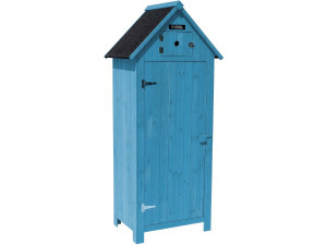 Armario para Jardin " Cabanon" - 77 x 54.5 x 179 cm  - Azul cielo