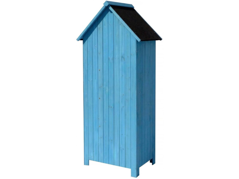 Armario para Jardin " Cabanon" - 77 x 54.5 x 179 cm  - Azul cielo